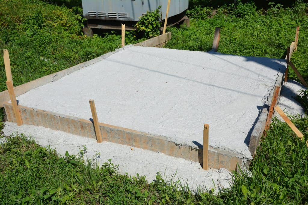 Concrete Base for Hot Tub 