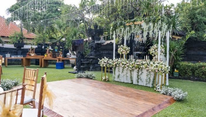 outdoor floor over grass