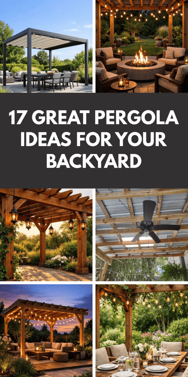 17 Pergola Ideas to Transform Your Outdoor Space Into a Stunning Retreat